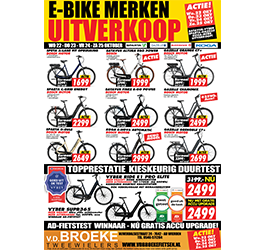 E-bike merken uitverkoop!!