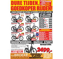 DURE TIJDEN, GOEDKOPER RIJDEN!