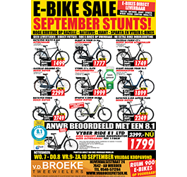 E-bike sale september stunts!!