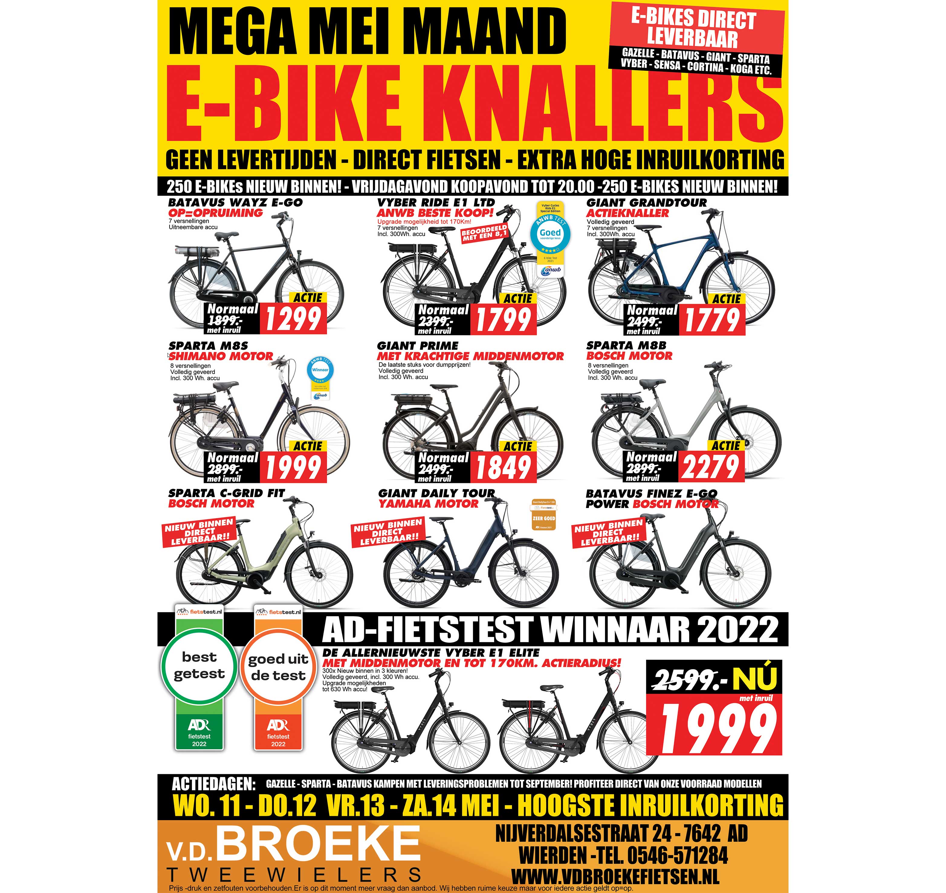 MEGA MEI MAAND!| E-bike knallers